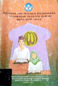 Pedoman dan petunjuk pelaksanaan musabaqah tilawatih qur'an